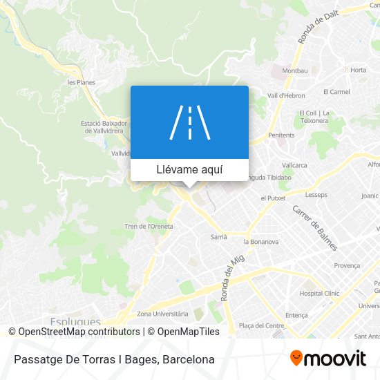 Mapa Passatge De Torras I Bages