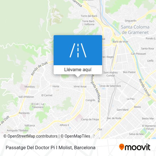 Mapa Passatge Del Doctor Pi I Molist