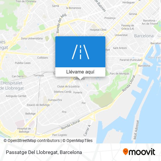 Mapa Passatge Del Llobregat