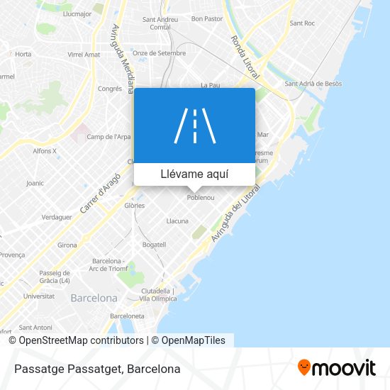 Mapa Passatge Passatget