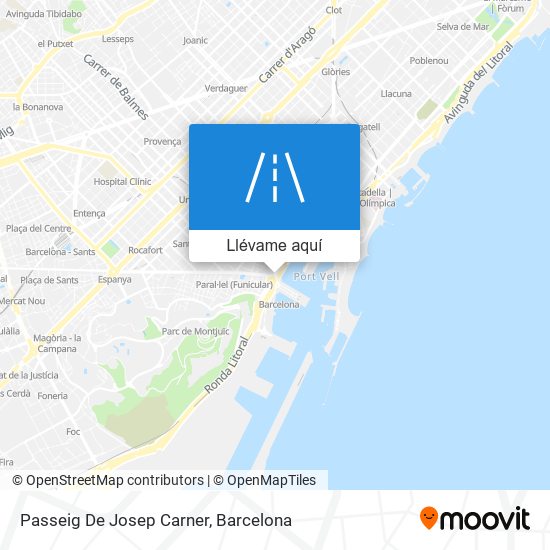 Mapa Passeig De Josep Carner