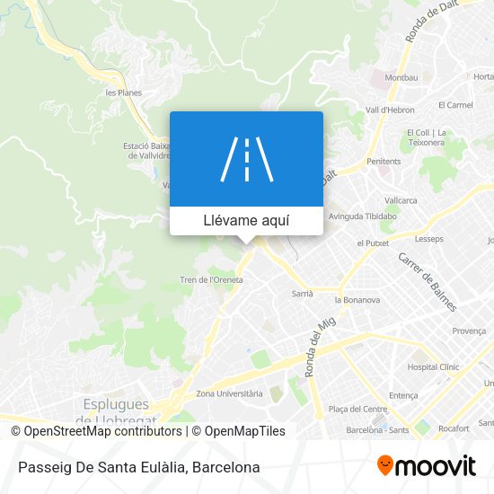 Mapa Passeig De Santa Eulàlia