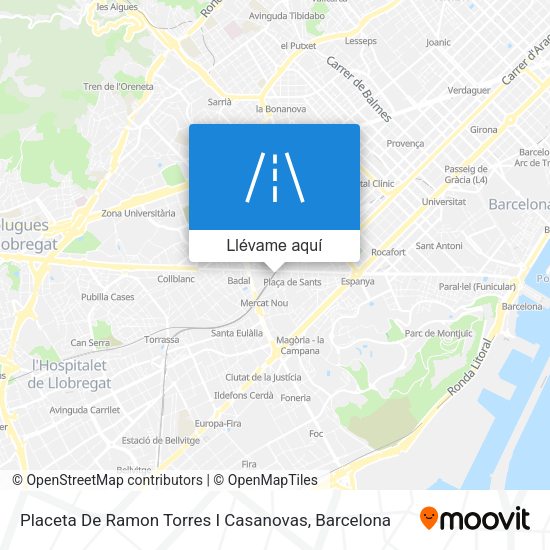 Mapa Placeta De Ramon Torres I Casanovas