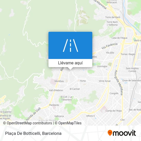 Mapa Plaça De Botticelli