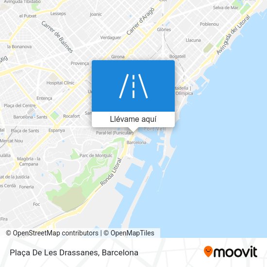 Mapa Plaça De Les Drassanes