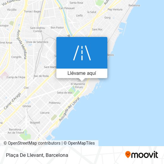 Mapa Plaça De Llevant