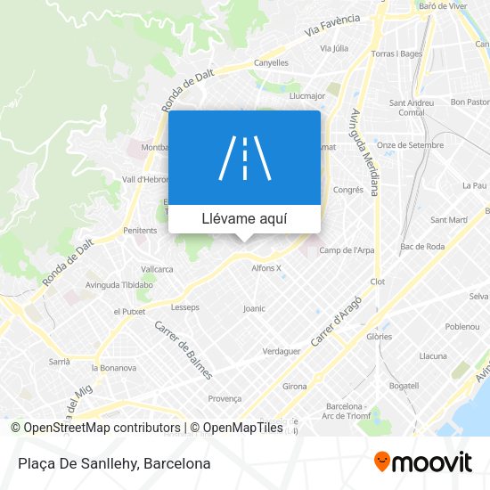 Mapa Plaça De Sanllehy