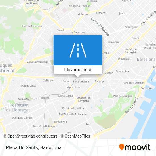 Mapa Plaça De Sants