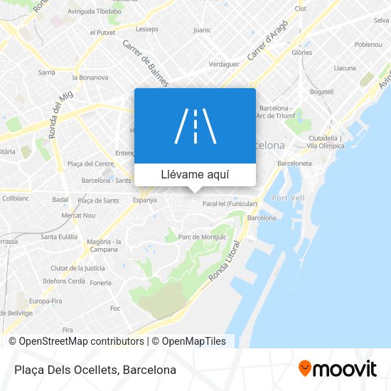 Mapa Plaça Dels Ocellets