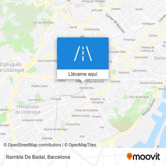 Mapa Rambla De Badal