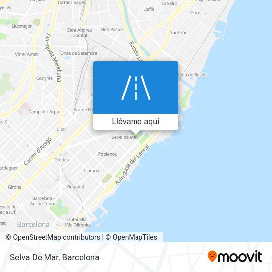 Mapa Selva De Mar