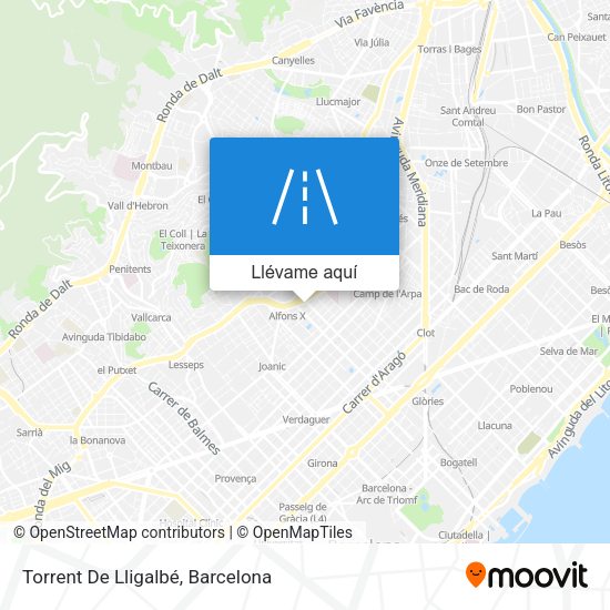 Mapa Torrent De Lligalbé