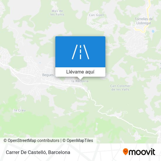 Mapa Carrer De Castelló