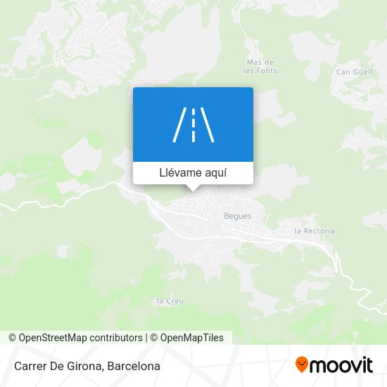 Mapa Carrer De Girona