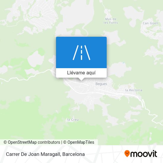 Mapa Carrer De Joan Maragall