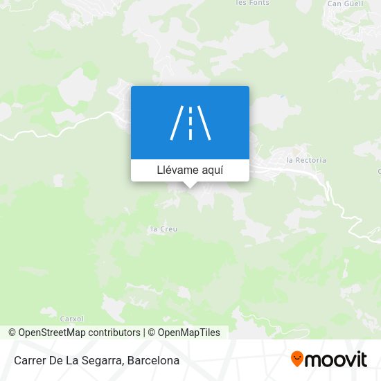Mapa Carrer De La Segarra