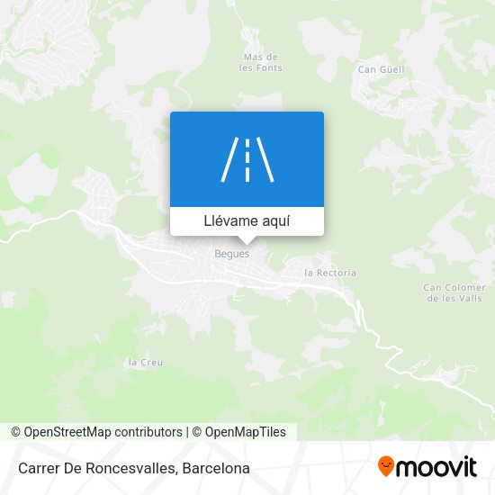 Mapa Carrer De Roncesvalles