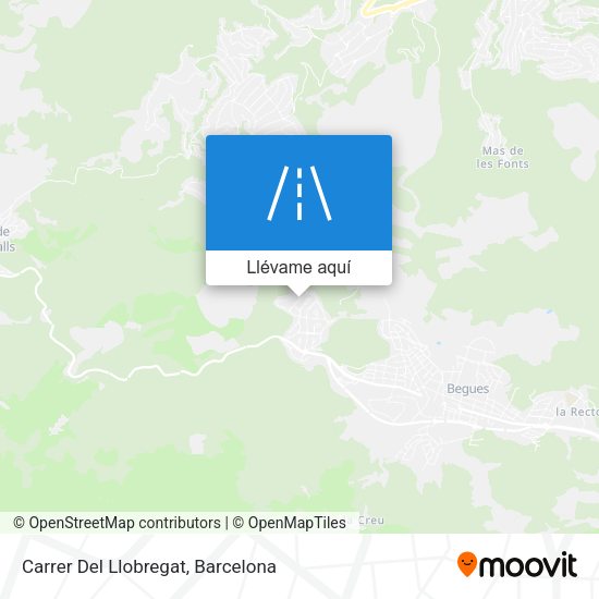 Mapa Carrer Del Llobregat