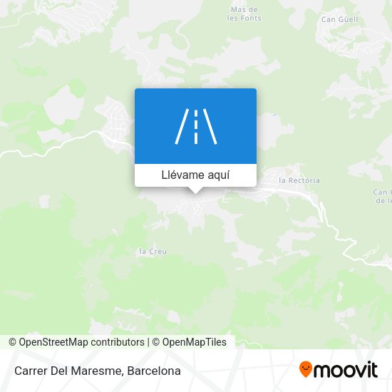 Mapa Carrer Del Maresme