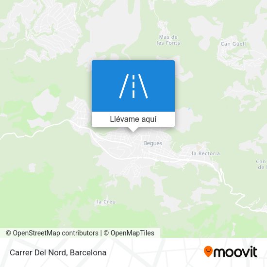 Mapa Carrer Del Nord