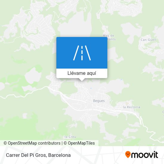 Mapa Carrer Del Pi Gros