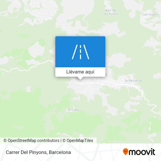 Mapa Carrer Del Pinyons