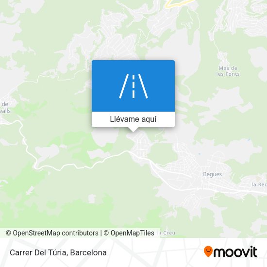 Mapa Carrer Del Túria