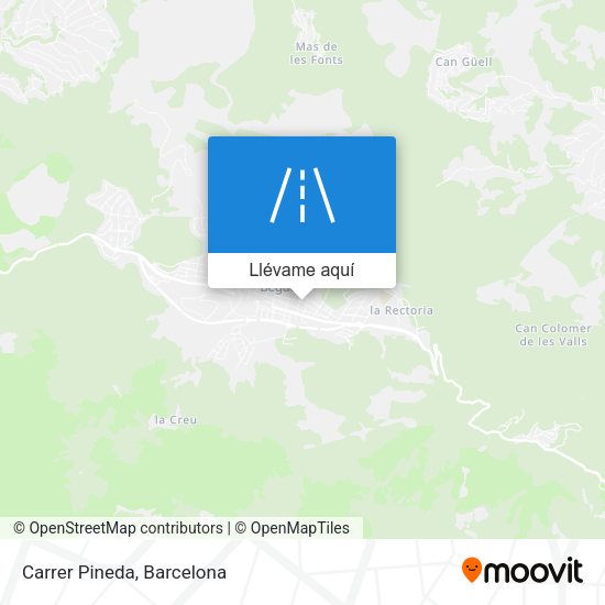 Mapa Carrer Pineda