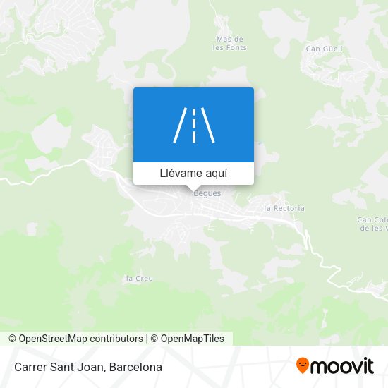 Mapa Carrer Sant Joan