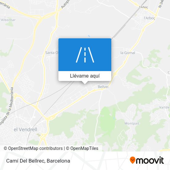 Mapa Camí Del Bellrec