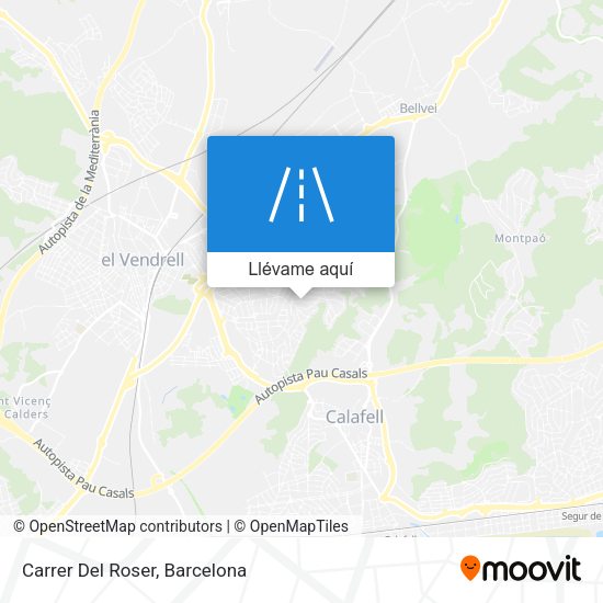Mapa Carrer Del Roser