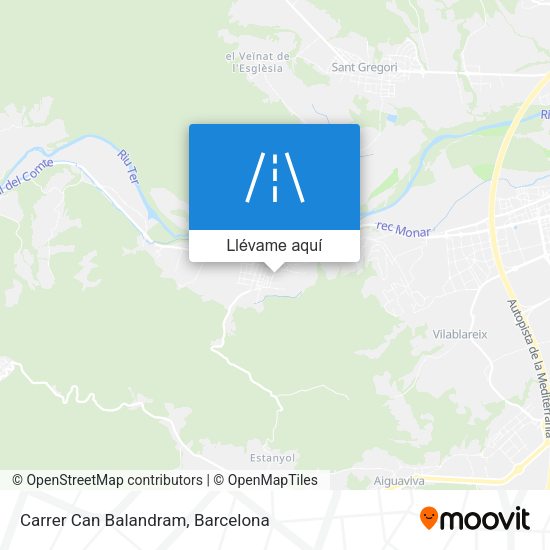 Mapa Carrer Can Balandram