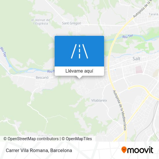 Mapa Carrer Vila Romana