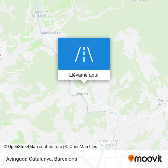 Mapa Avinguda Catalunya
