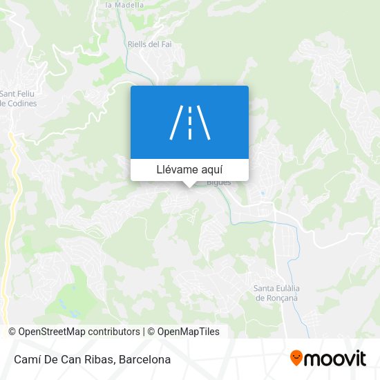 Mapa Camí De Can Ribas