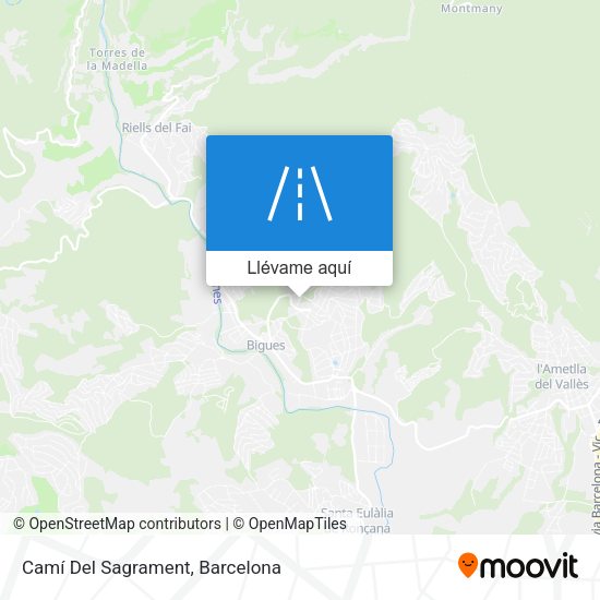 Mapa Camí Del Sagrament