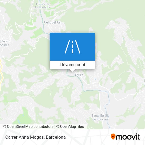 Mapa Carrer Anna Mogas