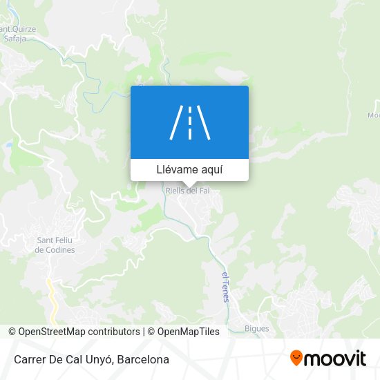 Mapa Carrer De Cal Unyó
