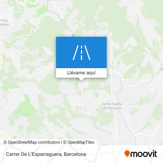 Mapa Carrer De L'Esparraguera