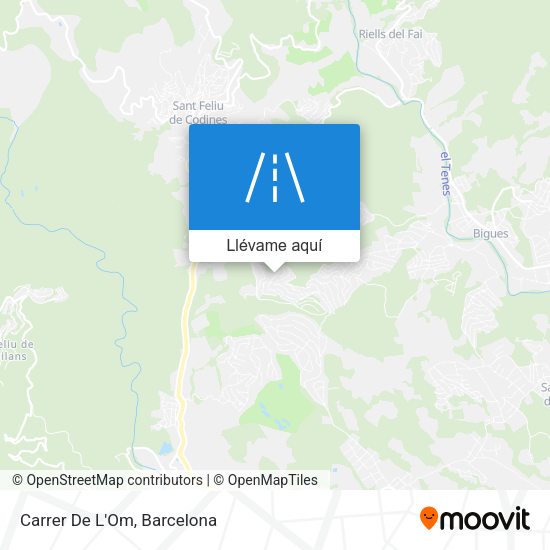 Mapa Carrer De L'Om