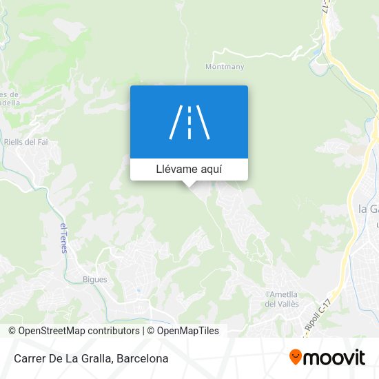 Mapa Carrer De La Gralla