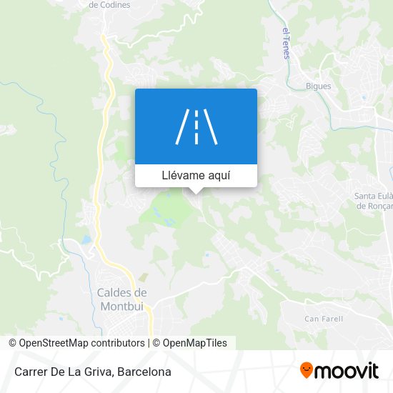 Mapa Carrer De La Griva