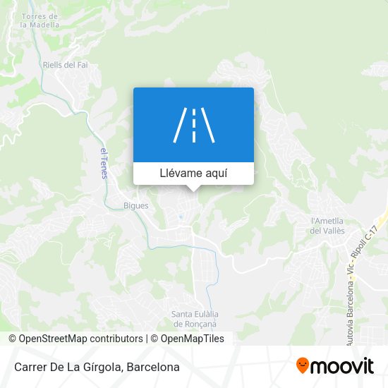 Mapa Carrer De La Gírgola