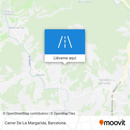 Mapa Carrer De La Margarida