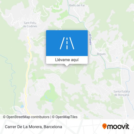 Mapa Carrer De La Morera