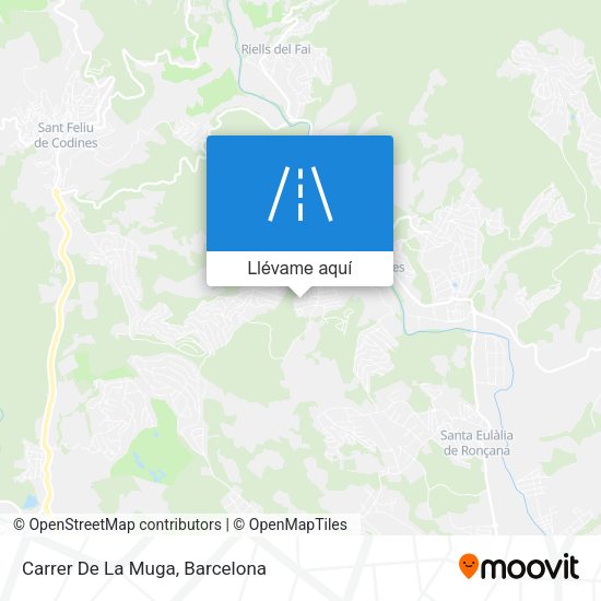 Mapa Carrer De La Muga