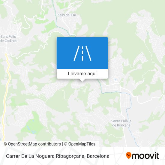 Mapa Carrer De La Noguera Ribagorçana