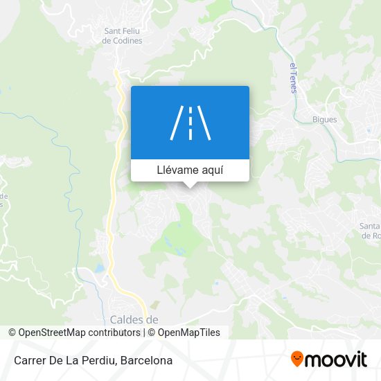 Mapa Carrer De La Perdiu
