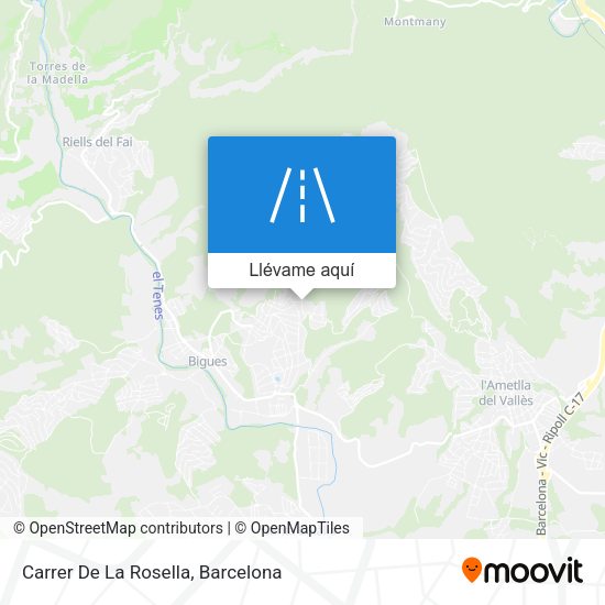 Mapa Carrer De La Rosella