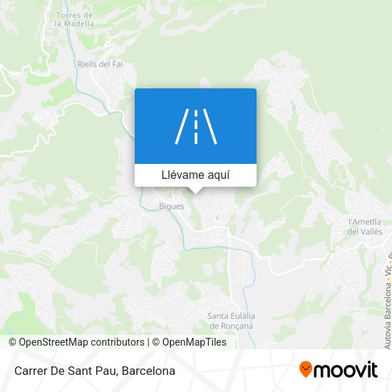 Mapa Carrer De Sant Pau